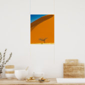 Rode woestijn van Namibië Poster (Keuken)