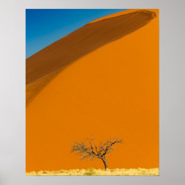 Rode woestijn van Namibië Poster