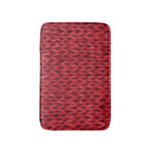 Rode wol: breiende textuur achtergrond. badmat (Voorkant Verticaal)