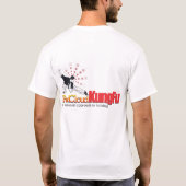 Rode wolk kung fu t-shirt (Achterkant)