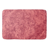 Rode Zalm Marmer abstract Badmat (Voorkant)
