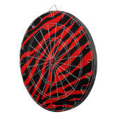 rode zebra dartbord (Voorkant Rechts)