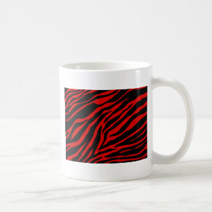 rode zebra koffiemok