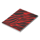 rode zebra notitieblok (Gedraaid)