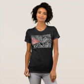Rode Zebra T-shirt (Voorkant volledig)