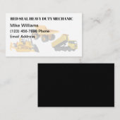 Rode Zee Zware Visitekaartjes (Voorkant / Achterkant)