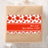 Rode zeeduivel etiket (Insitu)