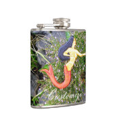 rode zeemeermin heupfles (Rechts)