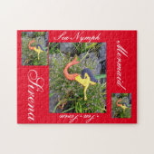 rode zeemeermin legpuzzel (Horizontaal)