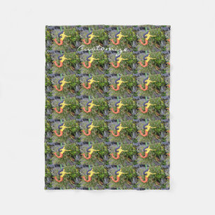 rode zeemeerminnaars fleece deken