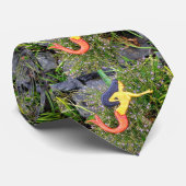 rode zeemeerminnaars stropdas (Opgerold)