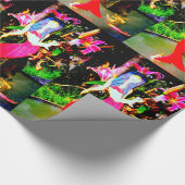 rode zeemeerminnen die feesten cadeaupapier (Hoek)