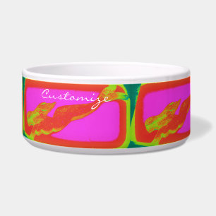 rode zeemeerminnen voerbakje