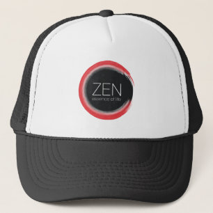 Rode Zen Trucker Hoed Pet