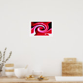 Rode ziel poster (Keuken)