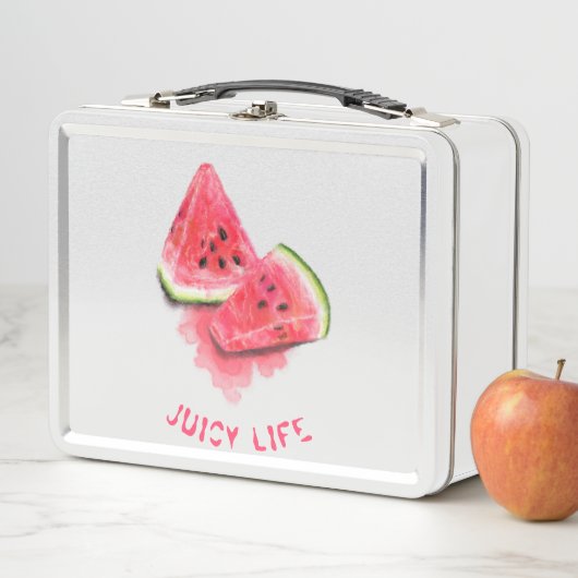 Rode zoete juicy watermeloenen - Tasty - Tekening  (In situ)