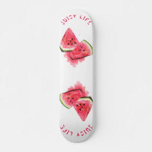 Rode zoete juicy watermeloenen - Tasty - Tekening  Skateboard