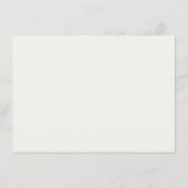 Rode zoete wilde aardbeien bloemen bruiloft menu (Achterkant)