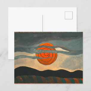 Rode Zon   Arthur Dove   Briefkaart