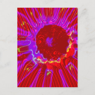 rode zon briefkaart