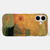 Rode Zon door Maxime Maufra, Vintage Impressionism Case-Mate iPhone Case (Achterkant (horizontaal))