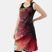 Rode zonnebloem schort (Insitu)