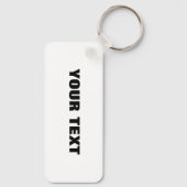 Rode zuiger aangepaste sleutelhanger (Achterkant)