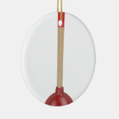 Rode zuiger keramisch ornament (Rechts)