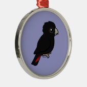 Rode zwarte cocaïne metalen ornament (Rechts)