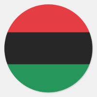 Rode zwarte en groene Pan-Afrikaanse UNIA vlag