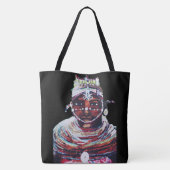 RODE ZWARTE EN GROENE tas (Achterkant)