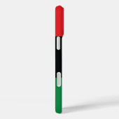 Rode, zwarte en groene vlag Case-Mate iPhone case (Achterkant / Rechts)