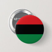 Rode, zwarte en groene vlag ronde button 5,7 cm (Voorkant /achterkant)