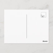 Rode Zwarte En Witte Kersenbloesems Dank U Briefkaart (Achterkant)