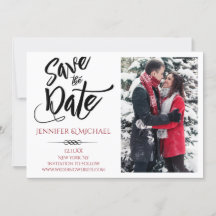 Rode zwarte foto Sla de datum op