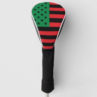 Rode Zwarte Groene Afro-Amerikaanse Vlag Golfheadcover