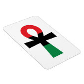 Rode, Zwarte & Groene Ankh Magneet (Rechterzijde)