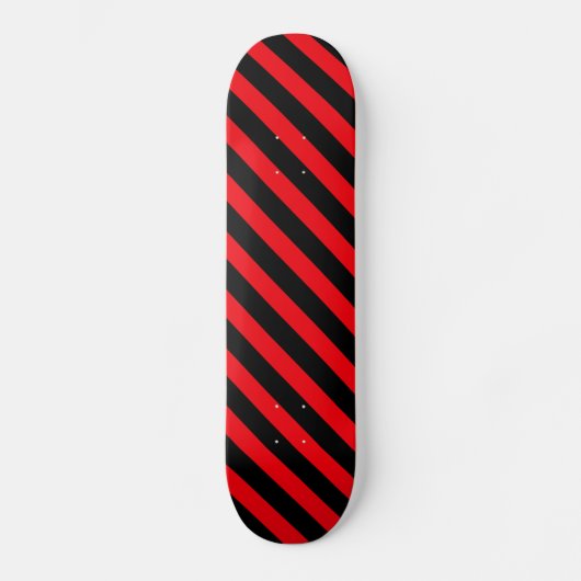 Rode zwarte striptekening skateboard (Voorkant)