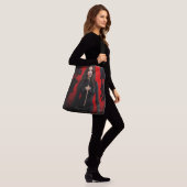 Rode Zwarte tas (Op model)