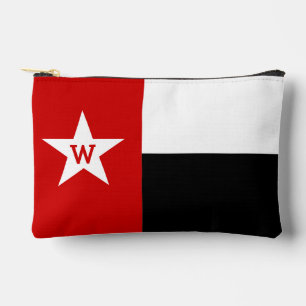 Rode & Zwarte Texas Vlag Etui