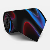 rode zwarte zeugen stropdas (Opgerold)