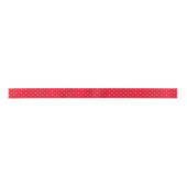 Rode Zwitserse Stippen | Holiday Ribbon Lint (Voorkant)
