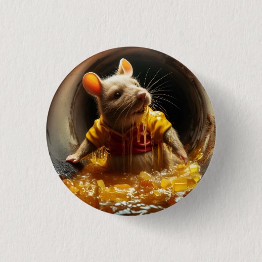 Rodentophobia Winnie de Pooh 1 Ronde Button 3,2 Cm (Voorkant)