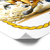 Rodeo Barrel Racer Poster (Hoek)