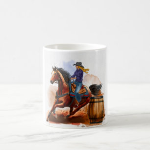 Rodeo Barrel Racing Koffiemok