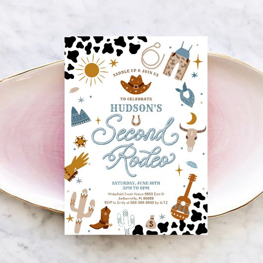 Rodeo Birthday Invitation Western Theme