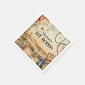 Rodeo Boots & Cactus 1st Birthday Servet (Hoek)