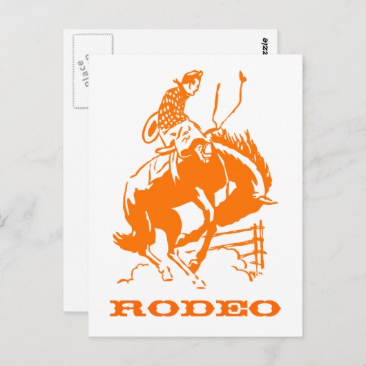 Rodeo Briefkaart (Voorkant / Achterkant)