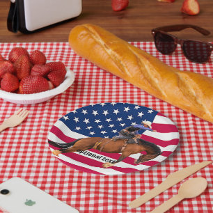 Rodeo Bronc Riding Paper Borden Papieren Bordje