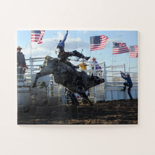 Rodeo Bull Rider Legpuzzel